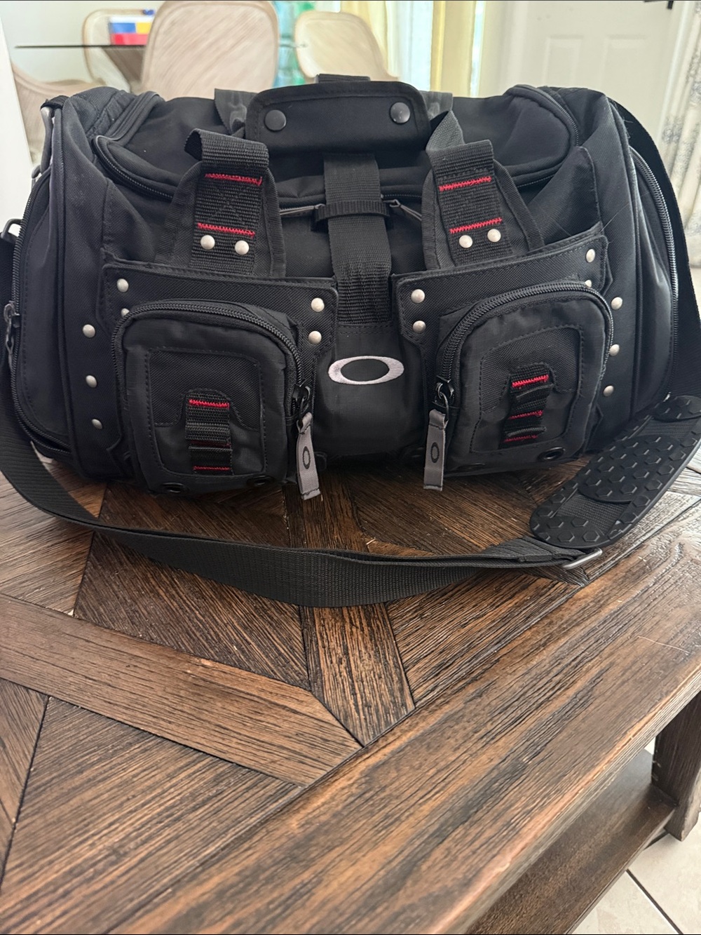 Oakley Heavy Duty Duffel 2.0 Black Vintage 2006 Tactical Travel Gym Bag